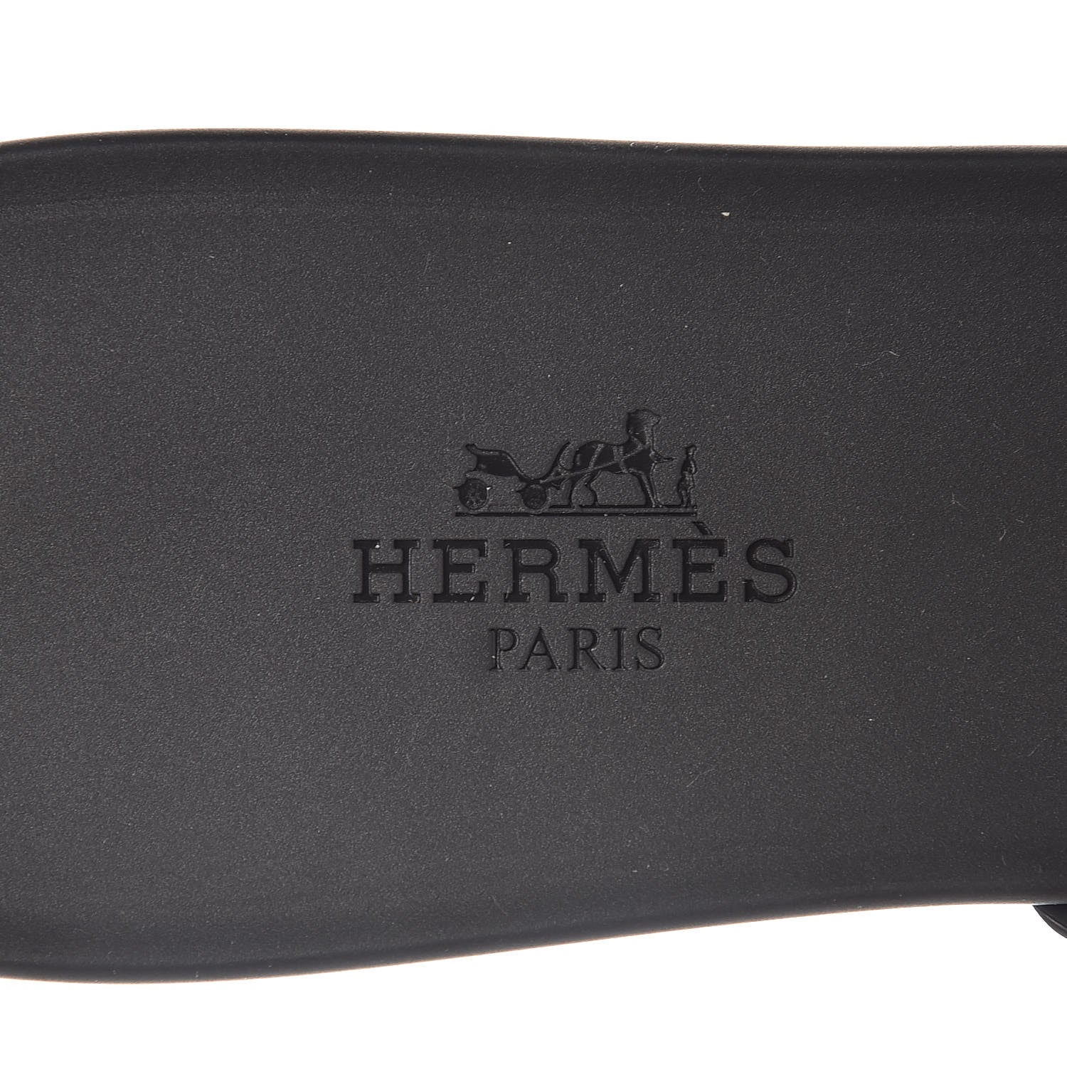 Hermes Rubber Chaine d'Ancre Rivage Sandals 39 Black 5 of 8