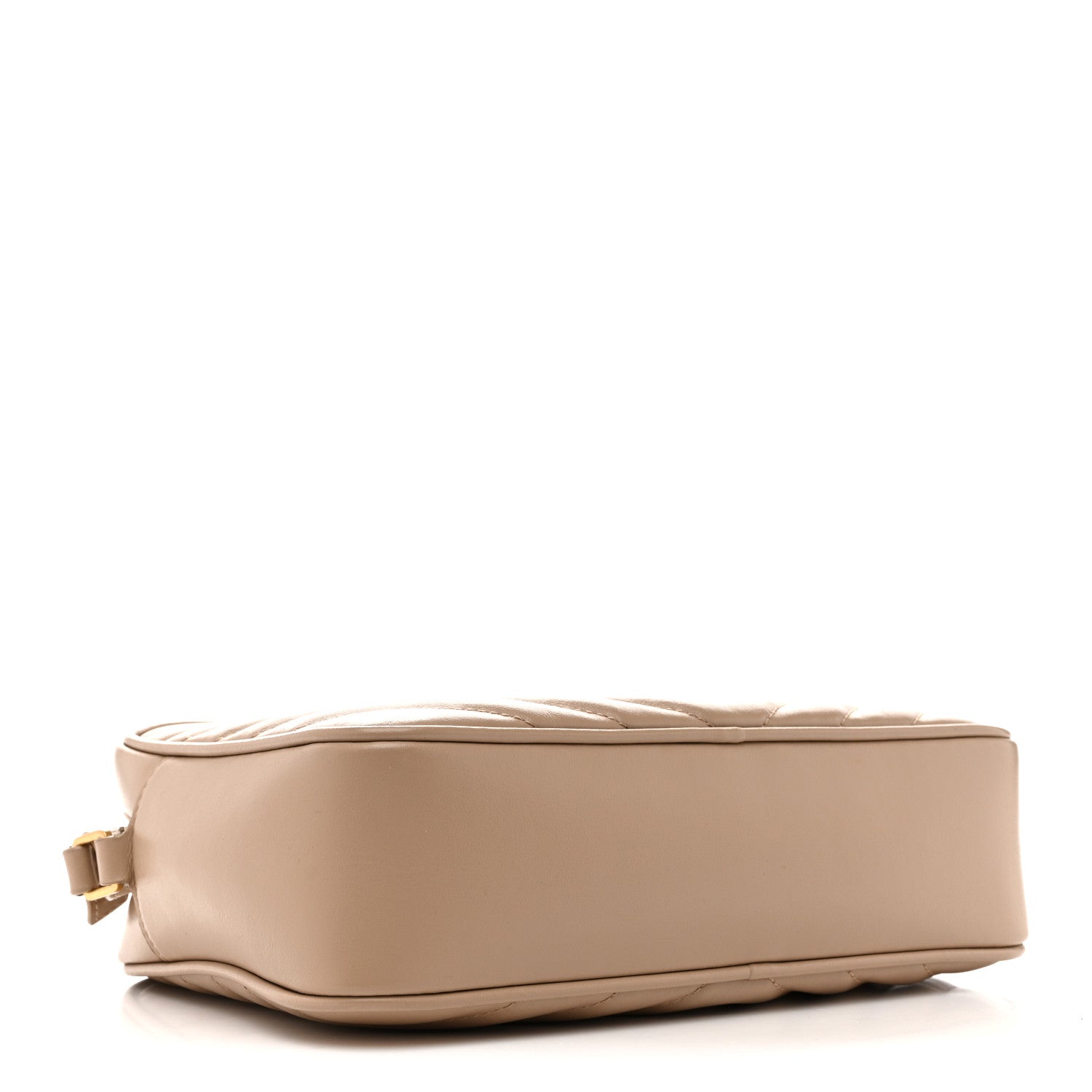 Saint Laurent Calfskin Matelasse Monogram Lou Camera Bag Dark Beige 4 of 13