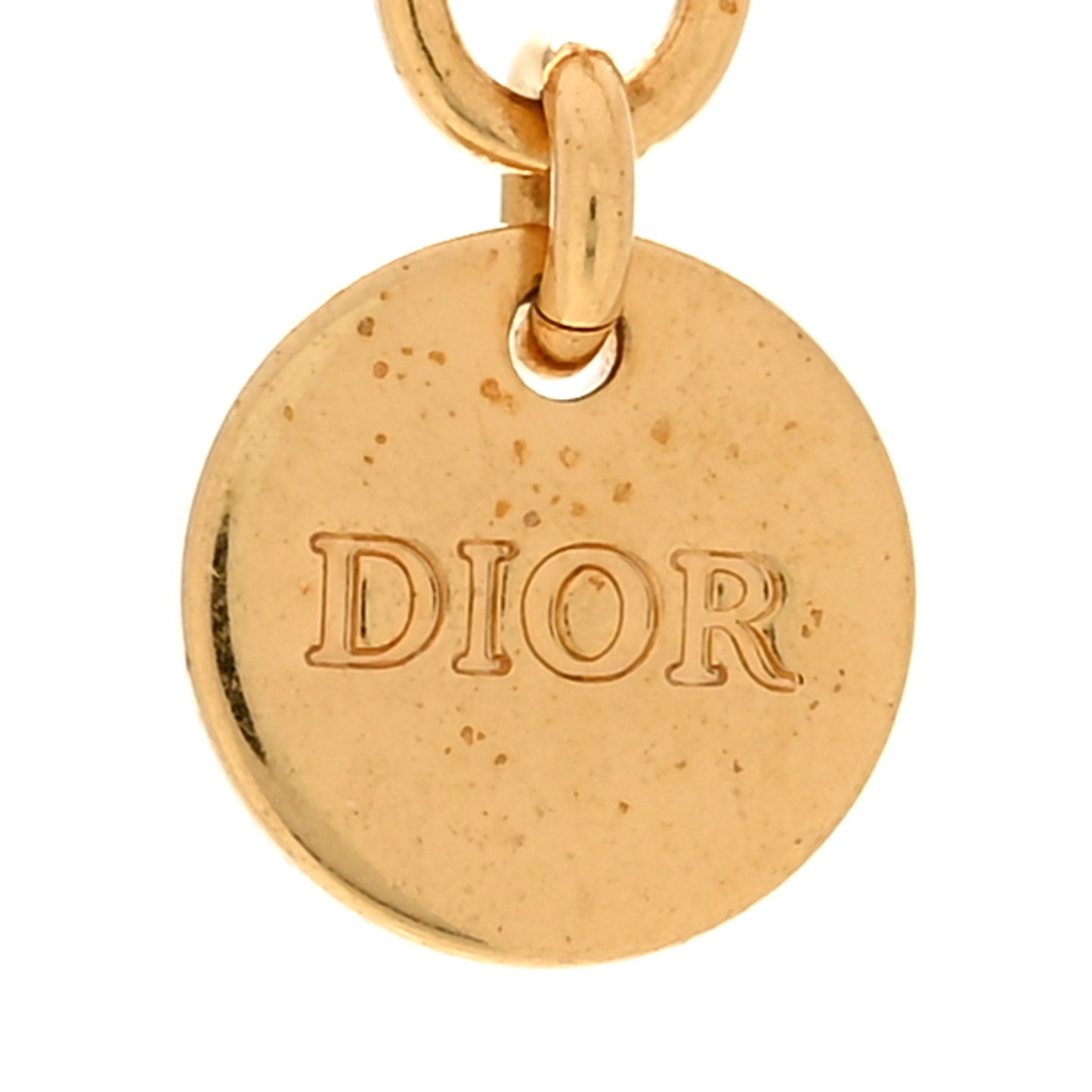 Metal Crystal Dio(r)evolution Star Necklace Gold