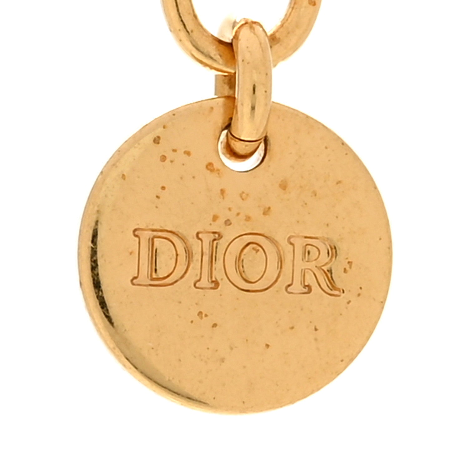 Christian Dior Metal Crystal Dio(r)evolution Star Necklace Gold 4 of 7