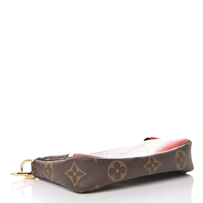 Louis Vuitton Monogram 2018 Christmas Animation Mini Cats Pochette Accessories 4 of 8