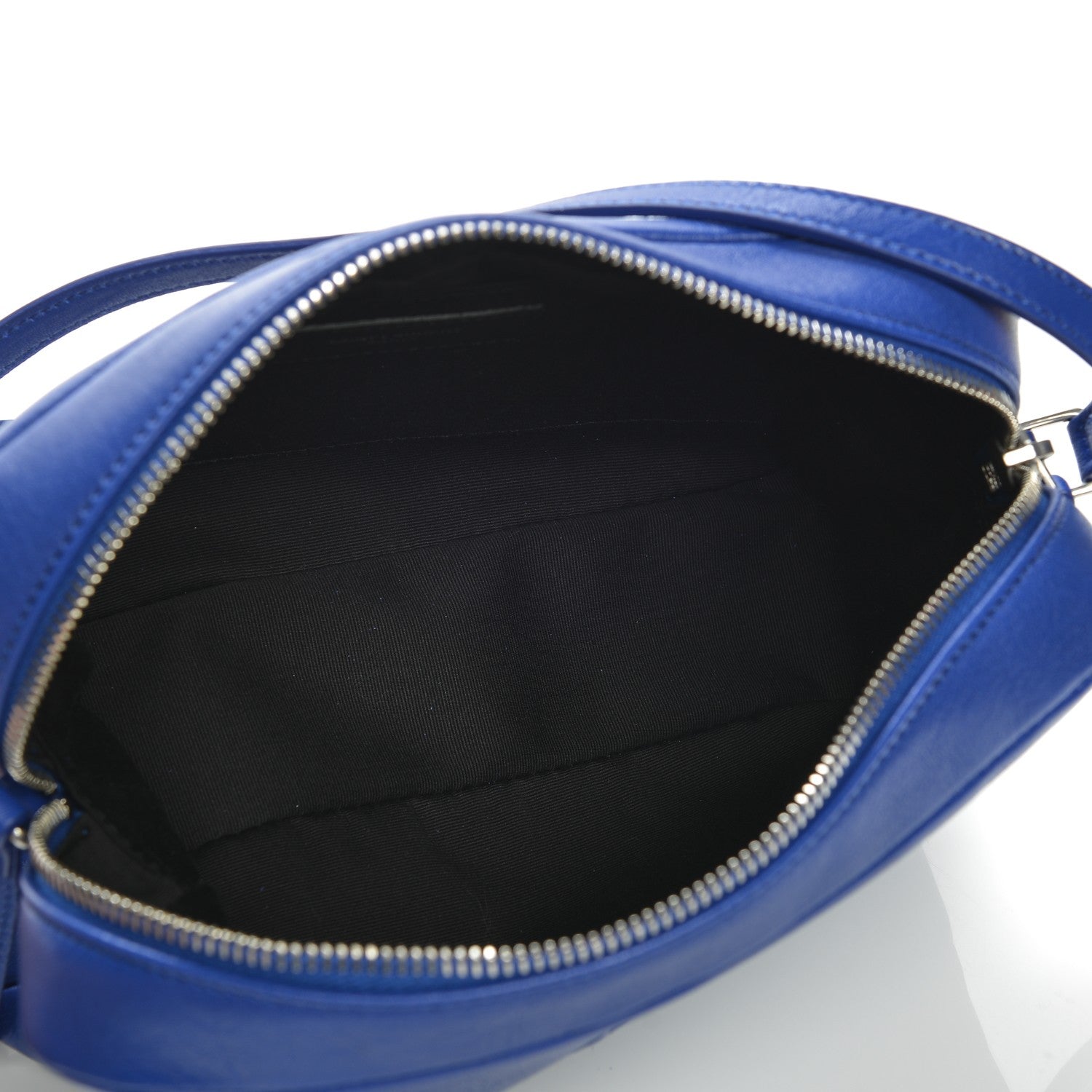 Saint Laurent Lambskin Monogram Small Lou Camera Bag Royal Blue 5 of 7