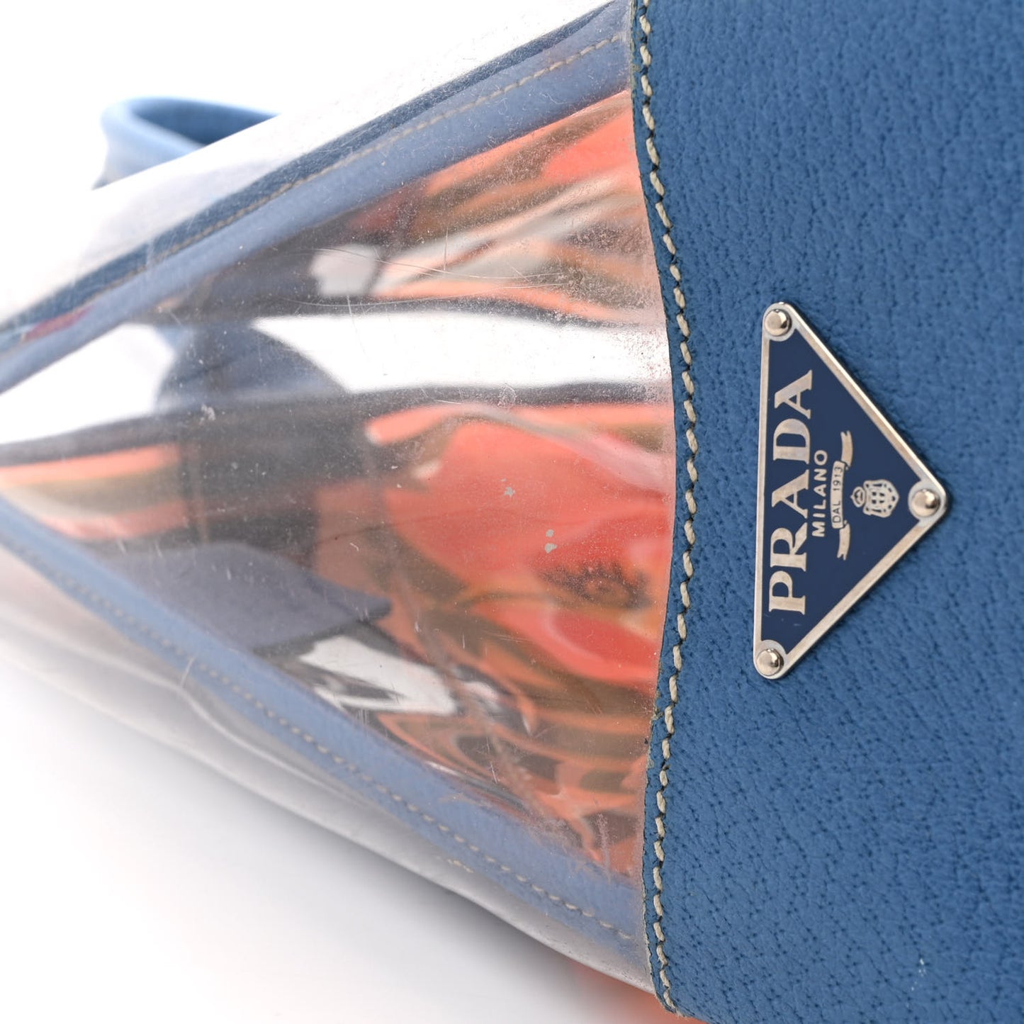 Vinyl Calfskin Tote Multicolor
