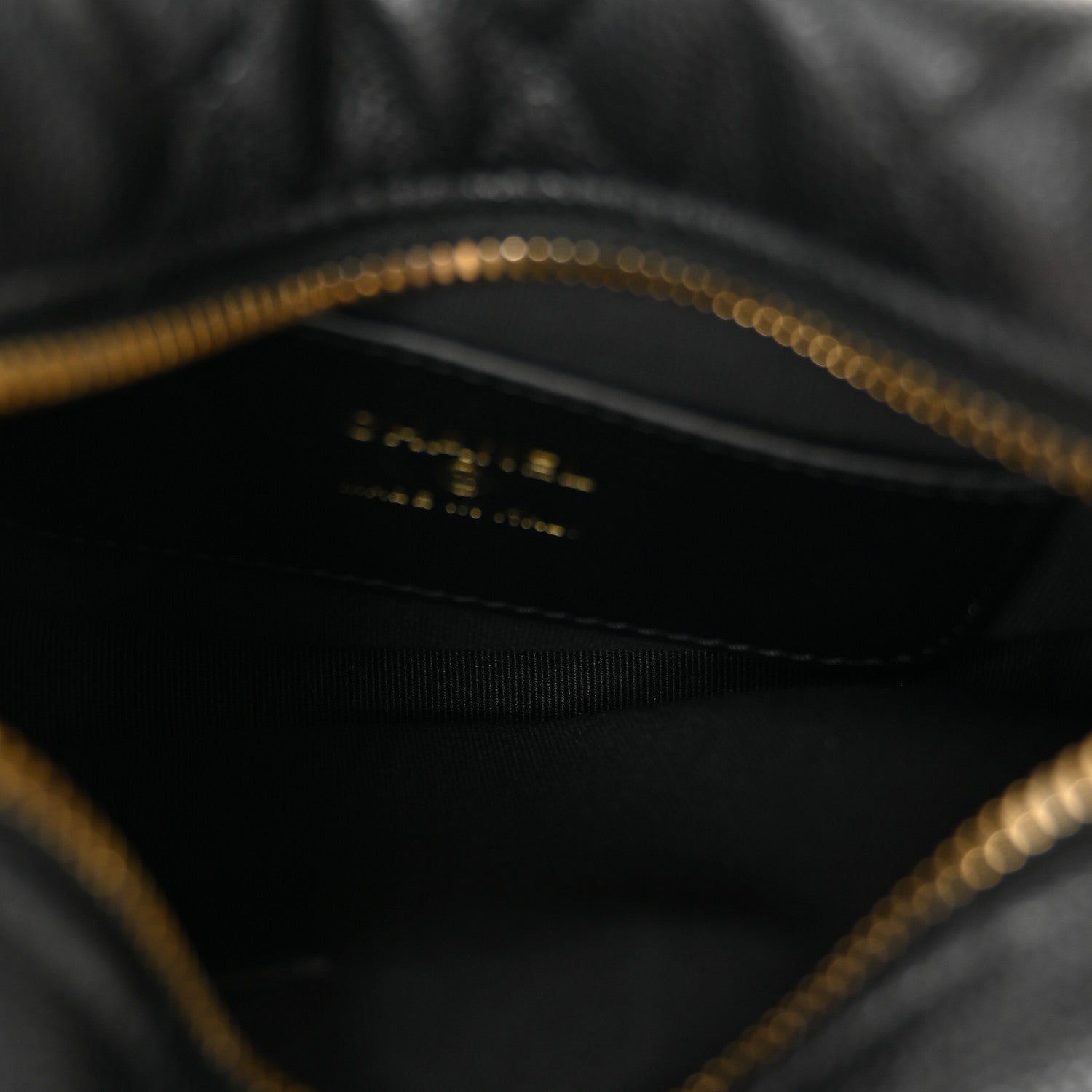 Chanel Caviar Quilted Polly Pocket Pouch Hobo Black 5 of 10