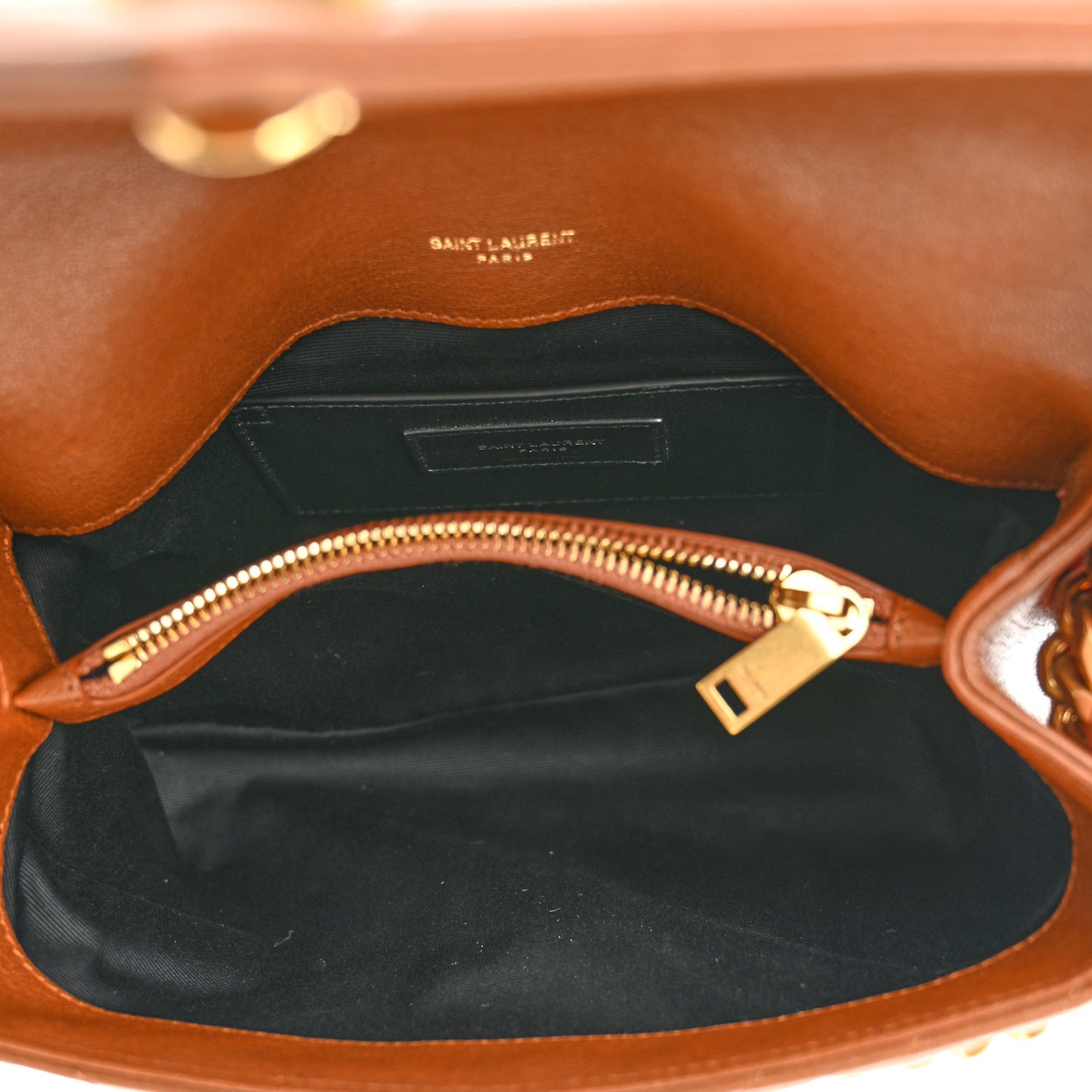 Calfskin Matelasse Chevron Monogram Medium College Bag Brick