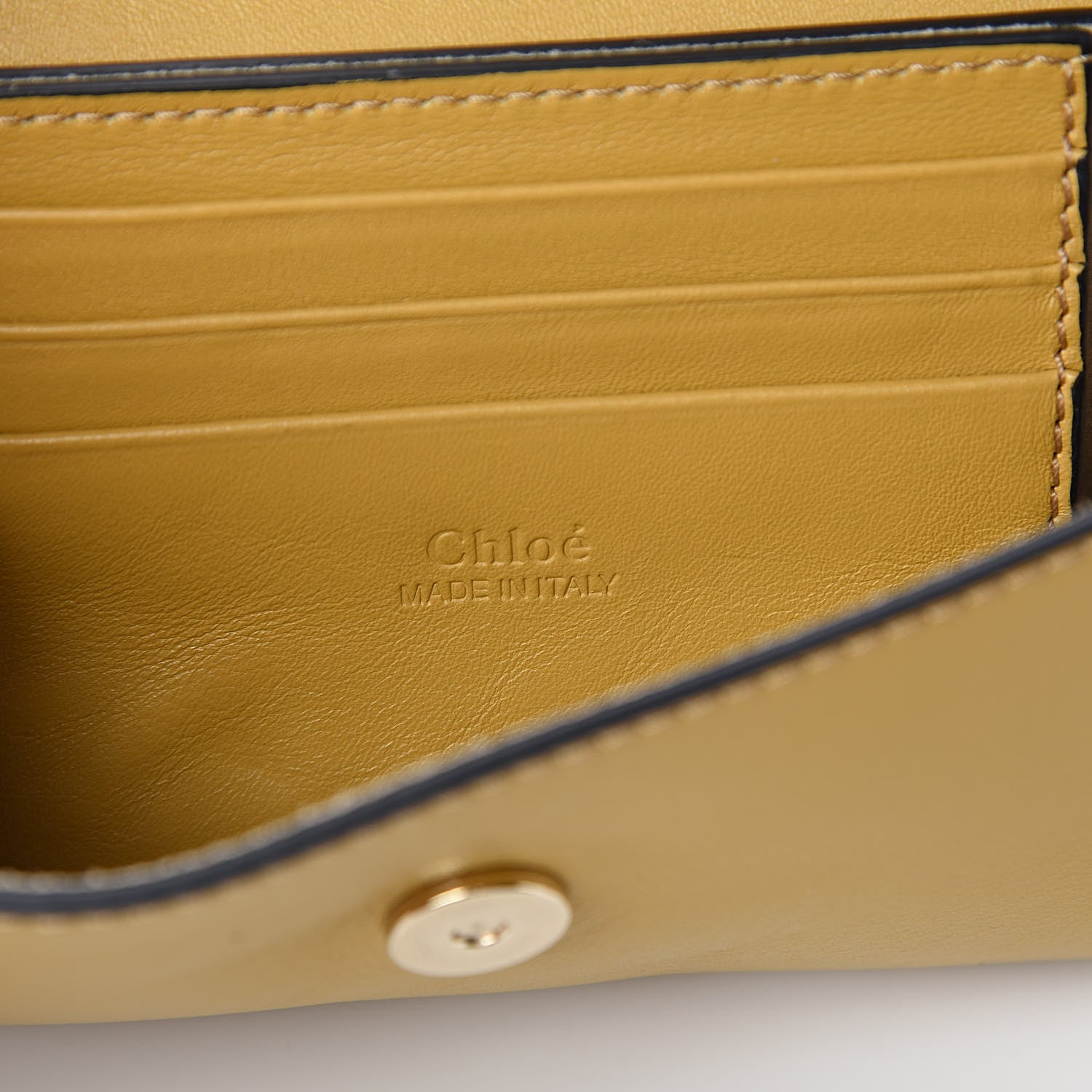 Chloe Suede Calfskin Mini Faye Shoulder Bag Dusty Yellow 6 of 10