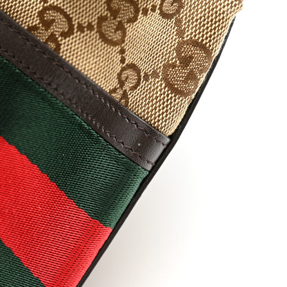 Gucci Monogram Web Small Cosmetic Case Dark Brown 9 of 9
