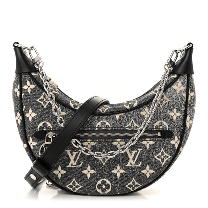 Louis Vuitton Monogram Jacquard Denim Loop Black 1 of 9