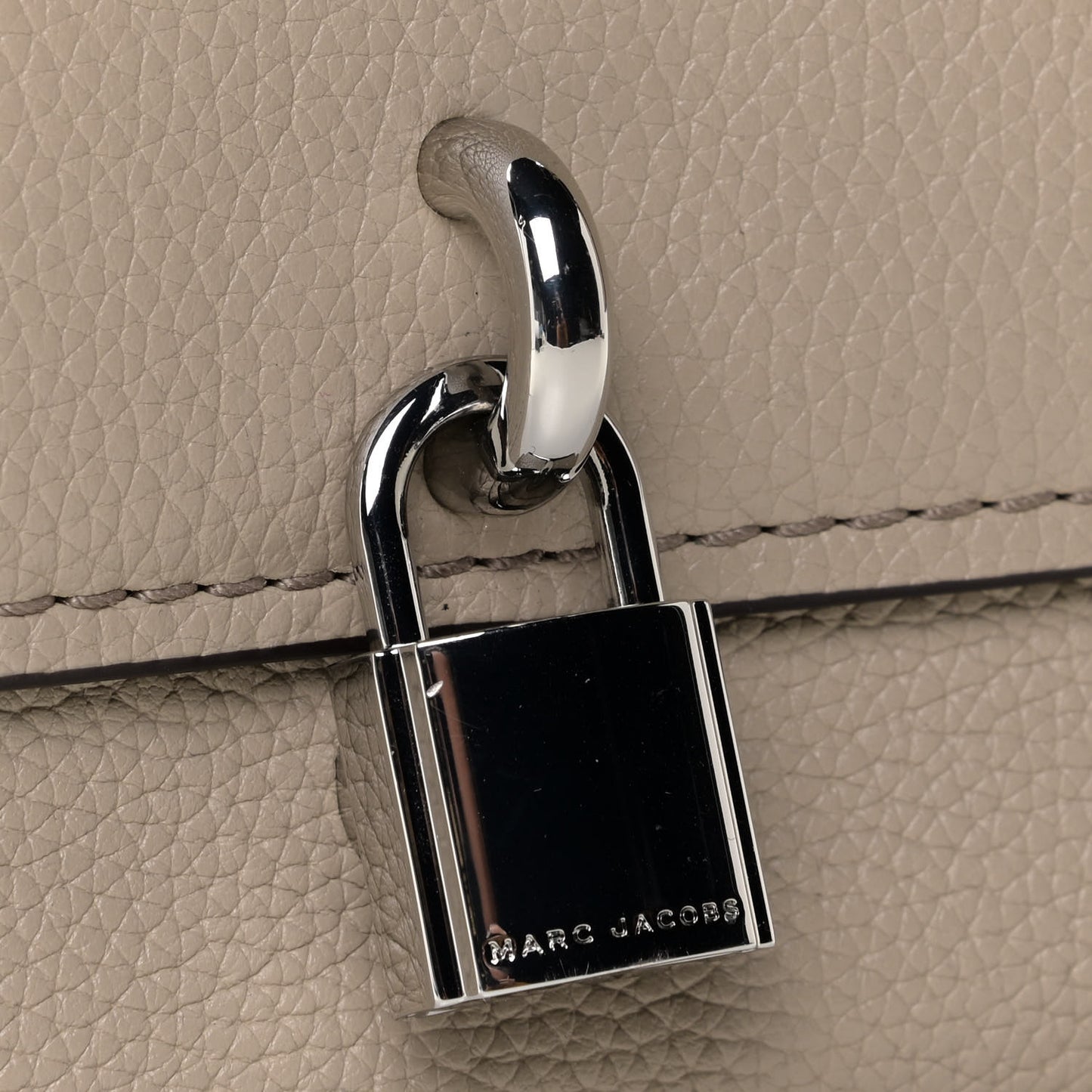 Calfskin Lock That Tote Mink