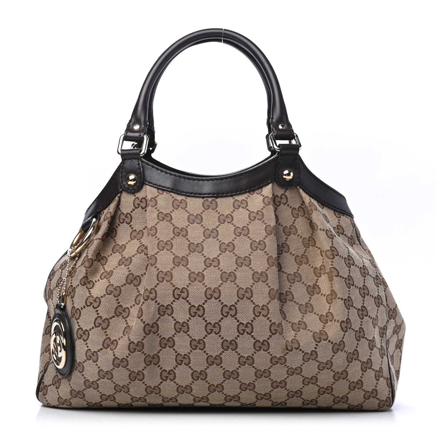 Monogram Medium Sukey Tote Dark Brown
