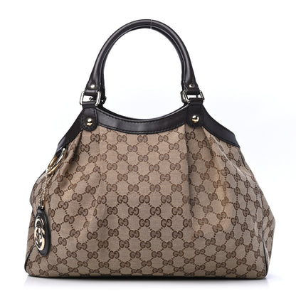Gucci Monogram Medium Sukey Tote Dark Brown 1 of 7