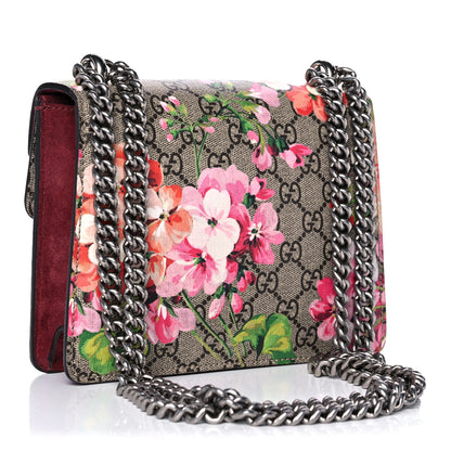 Gucci GG Supreme Monogram Blooms Mini Dionysus Shoulder Bag Beige Multicolor Dry Rose 3 of 15