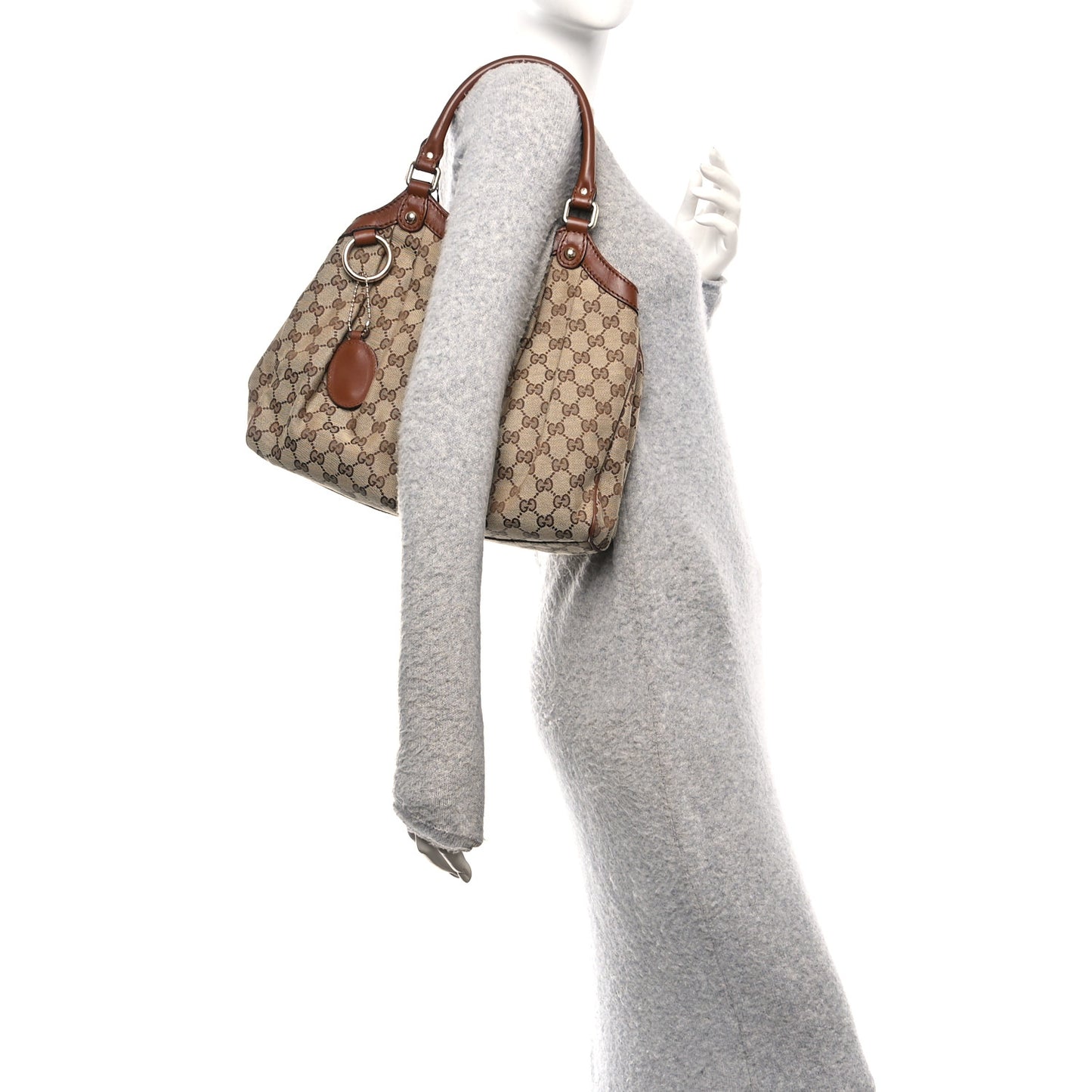 Monogram Medium Sukey Tote Dark Brown