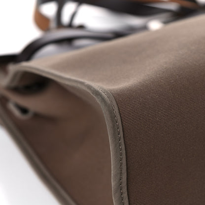 Hermes Vache Hunter Toile Herbag Zip 31 PM Etoupe Ebene 8 of 19