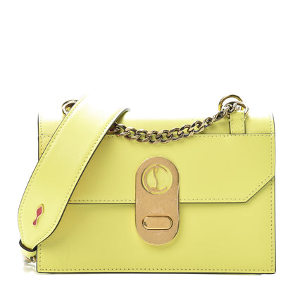 Christian Louboutin Calfskin Mini Elisa Shoulder Bag Yellow 1 of 8