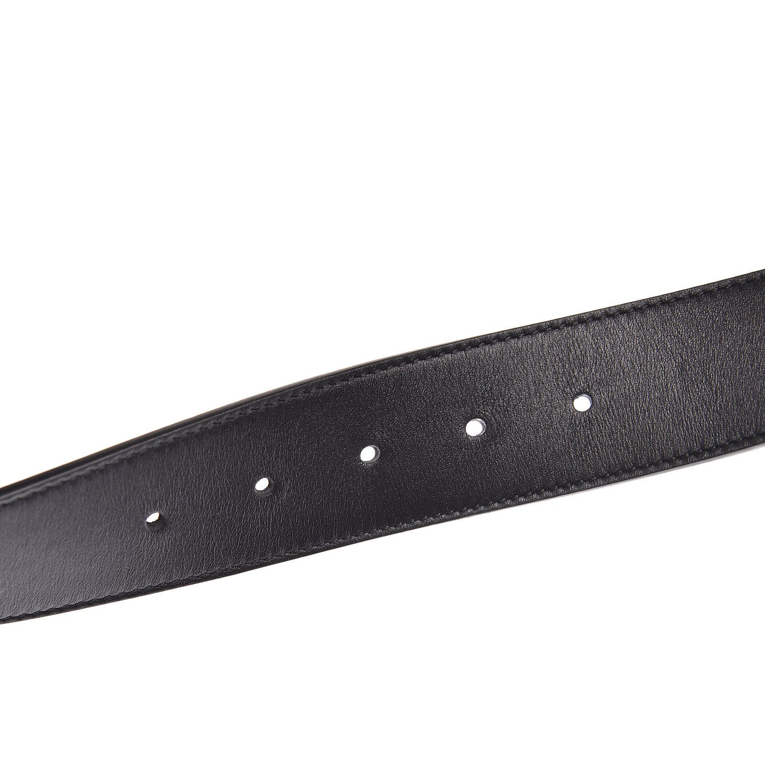Gucci Moon Calfskin Nickel Double G 40mm Belt 105 42 Black 6 of 6