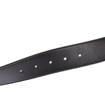 Gucci Moon Calfskin Nickel Double G 40mm Belt 105 42 Black 6 of 6