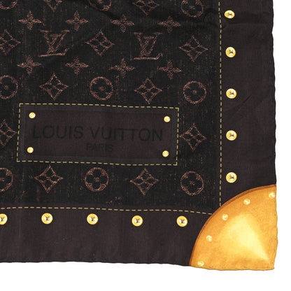 Louis Vuitton Cotton Denim Monogram Scarf Ebene 2 of 6