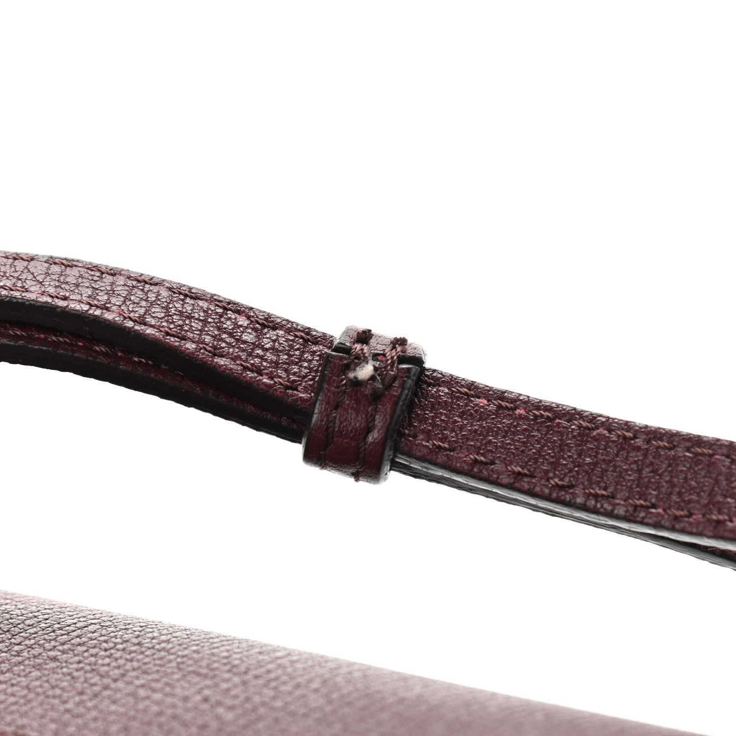 Burberry Grainy Calfskin Vintage Check Small Macken Crossbody Bag Crimson 14 of 14