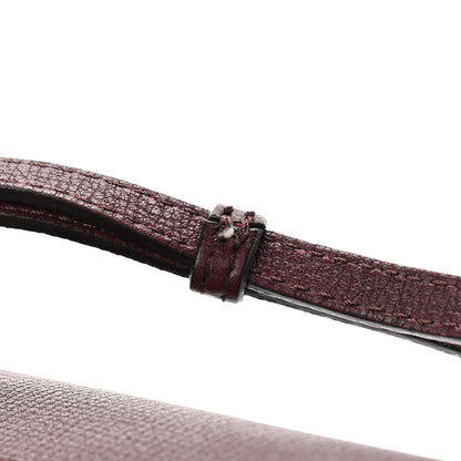 Burberry Grainy Calfskin Vintage Check Small Macken Crossbody Bag Crimson 14 of 14