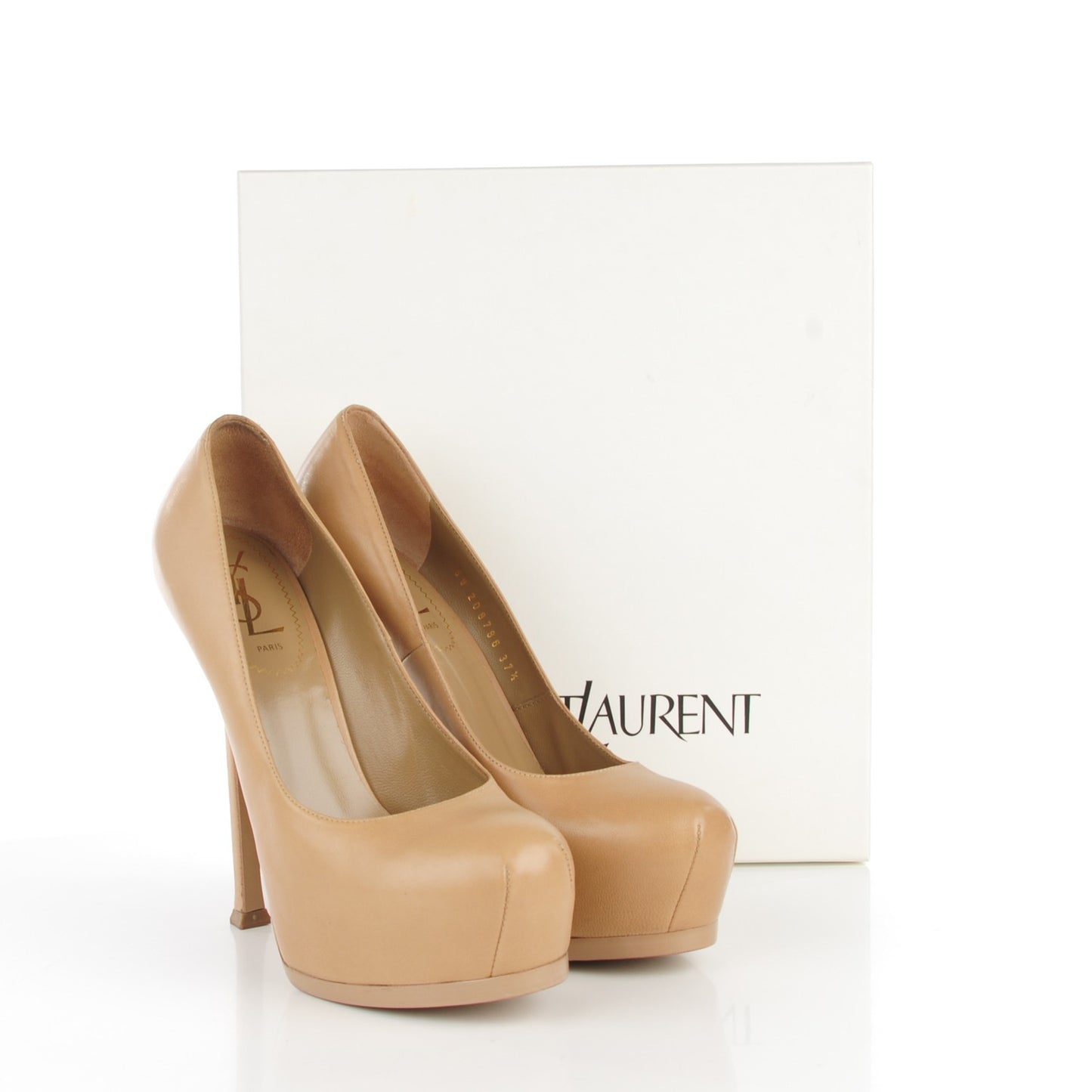 Nappa Tribtoo 105 Pumps 37.5 Nude