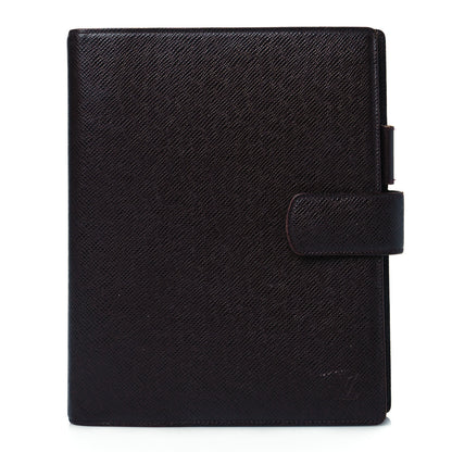 Louis Vuitton Taiga Large Ring Agenda Cover Acajou 1 of 15