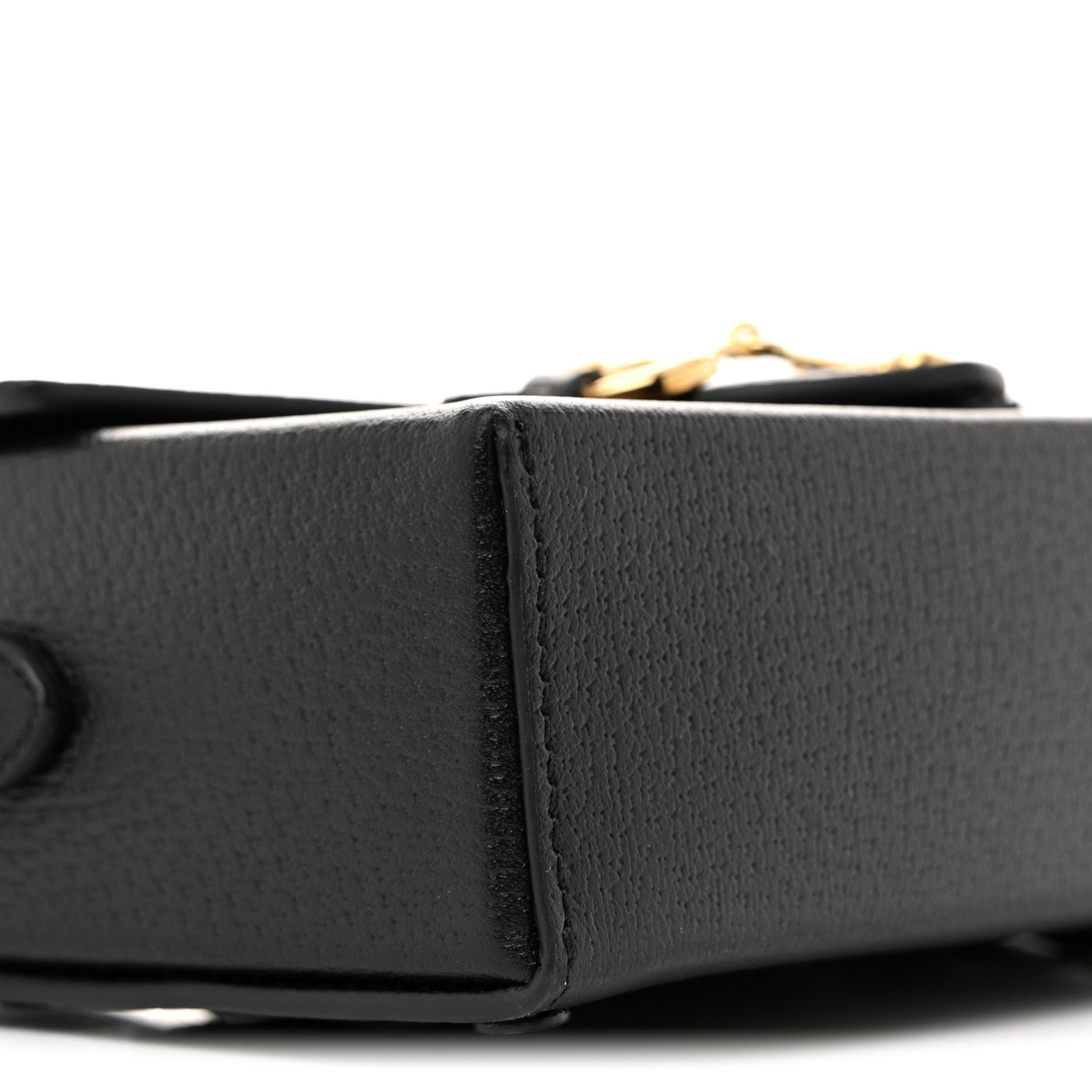 Gucci Calfskin Horsebit 1955 Shoulder Bag Black 9 of 12