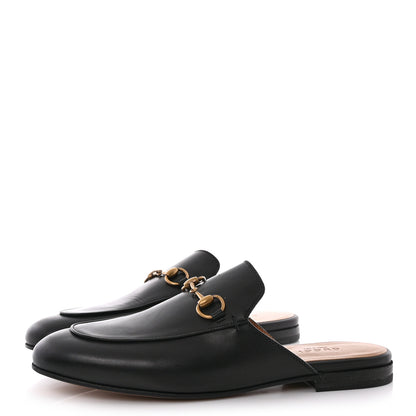 Gucci Calfskin Womens Princetown Slippers 37 Black 3 of 14