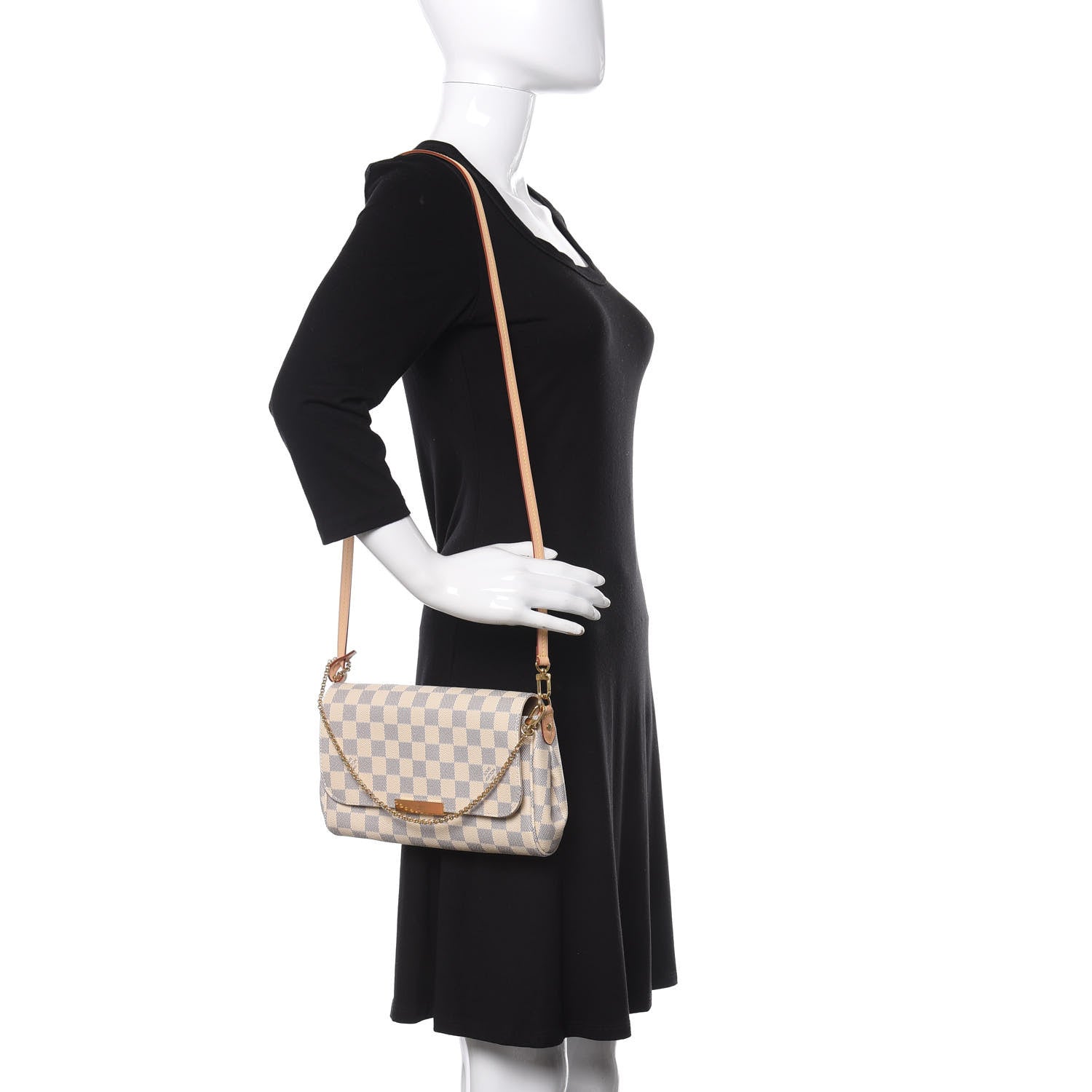 Louis Vuitton Damier Azur Favorite MM 2 of 10