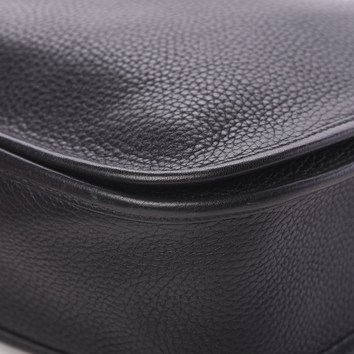 Hermes Taurillon Clemence Evelyne III GM Black 10 of 11
