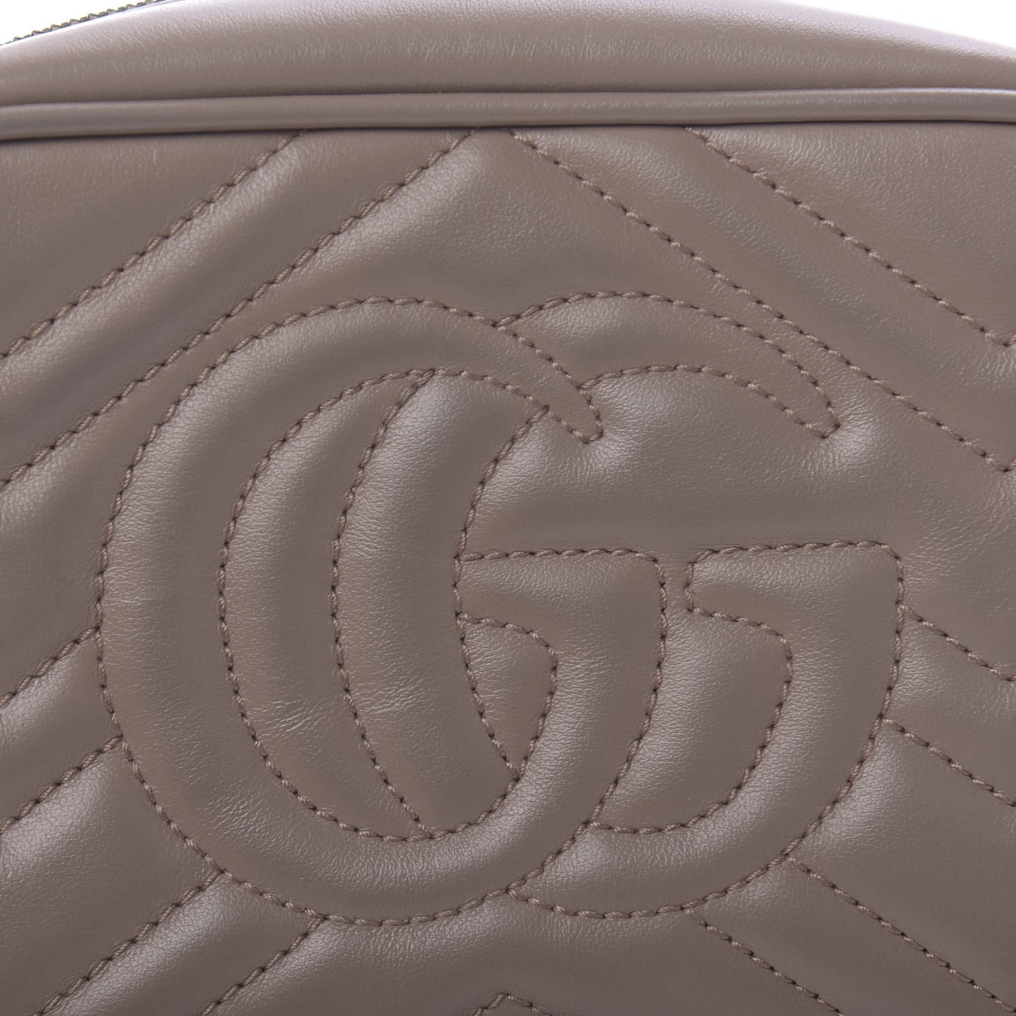 Calfskin Matelasse Mini GG Marmont Chain Shoulder Bag Porcelain Rose