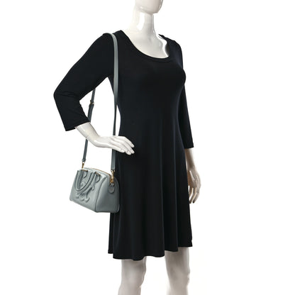 Celine Smooth Calfskin Triomphe Small Boston Bag Soft Blue 2 of 8