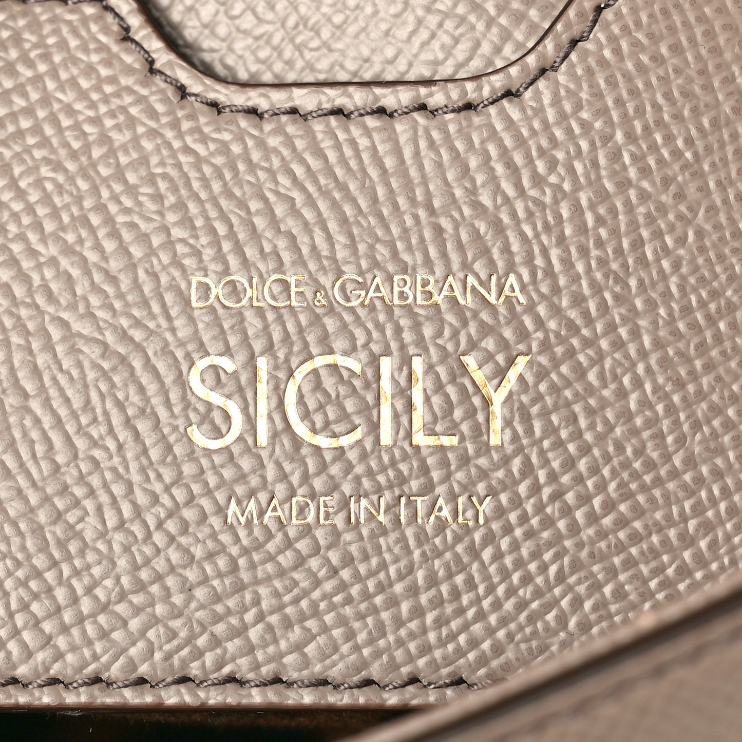 DOLCE & GABBANA Dauphine Small Miss Sicily Satchel Grey