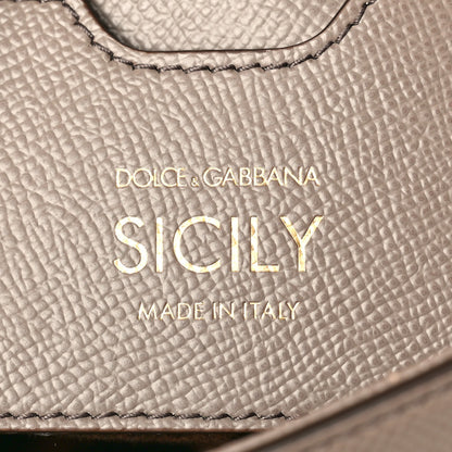 Dolce & Gabbana DOLCE & GABBANA Dauphine Small Miss Sicily Satchel Grey 6 of 9