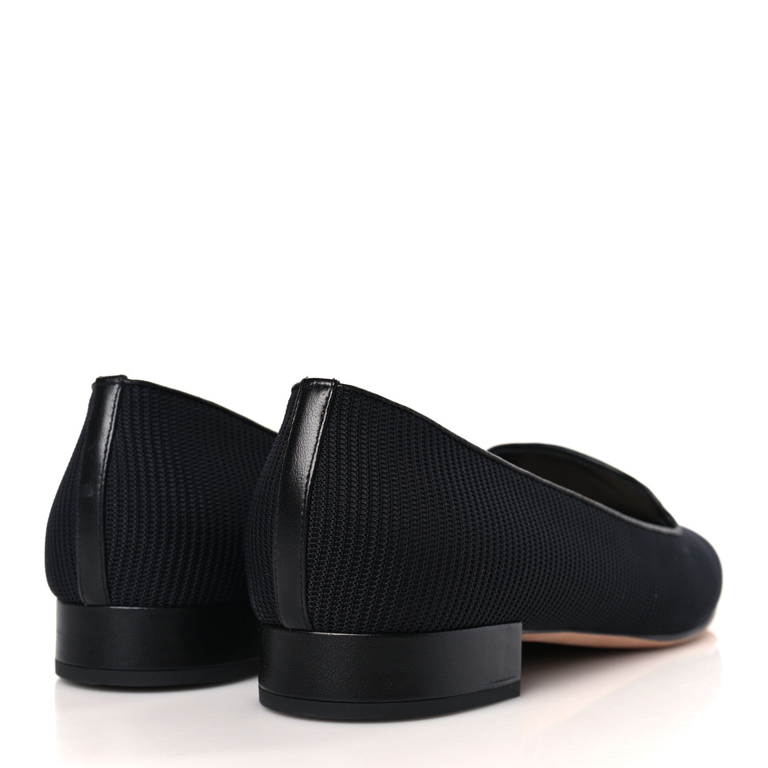 Christian Dior Technical Fabric Pointed Toe Flats 39 Black 4 of 9