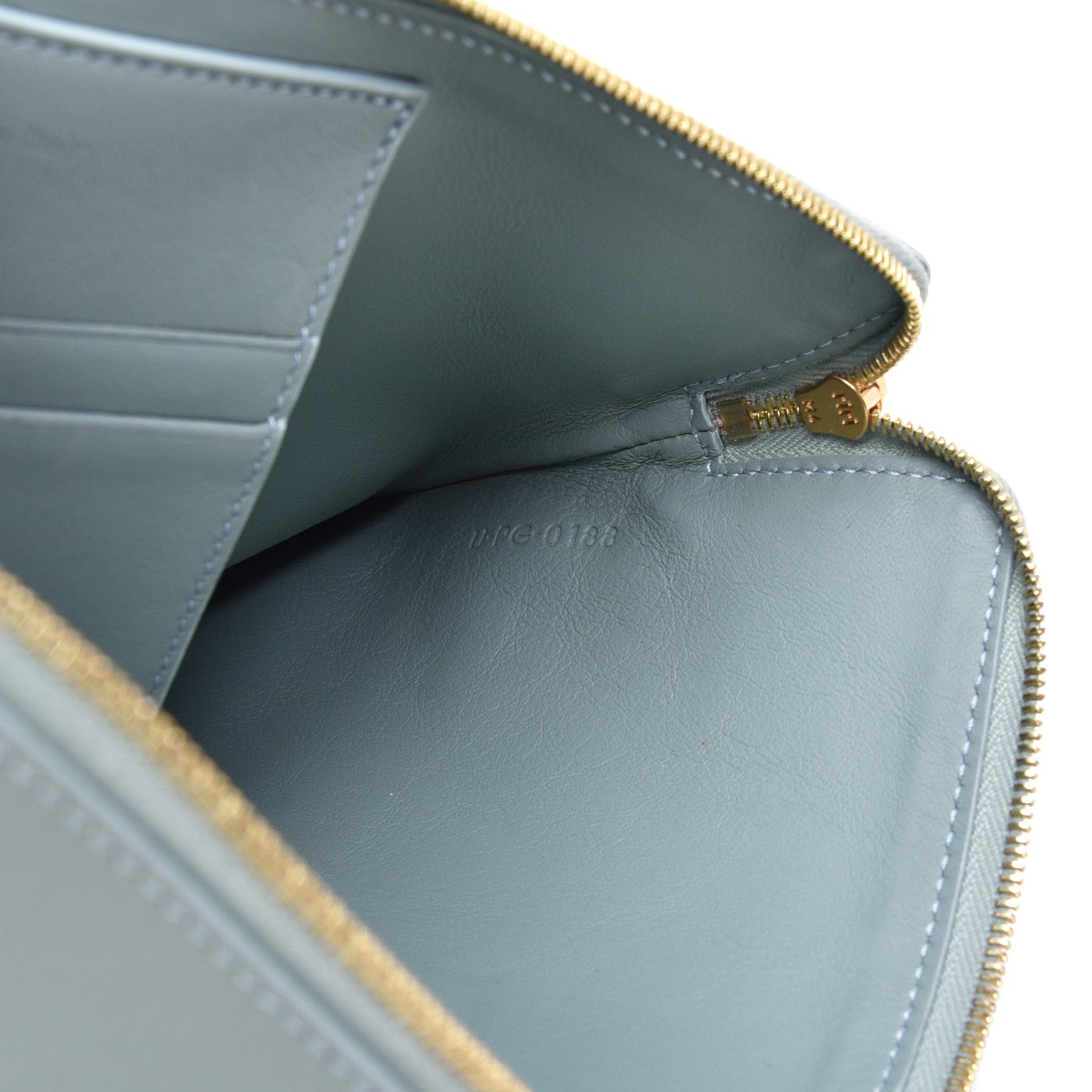 Celine Cloudy Lambskin Solo Zip Pouch 8 of 8