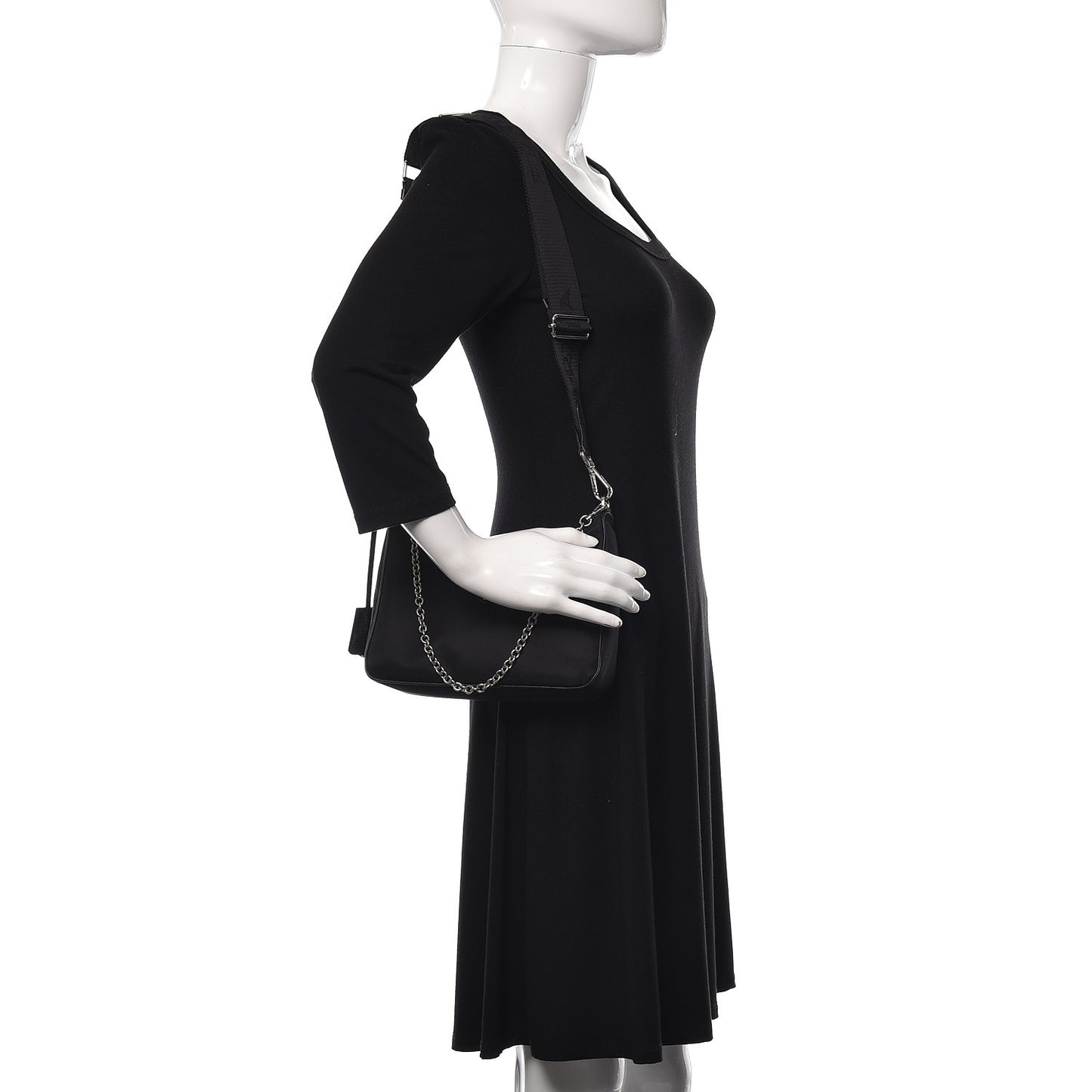 Nylon Re-Edition 2005 Shoulder Bag Black