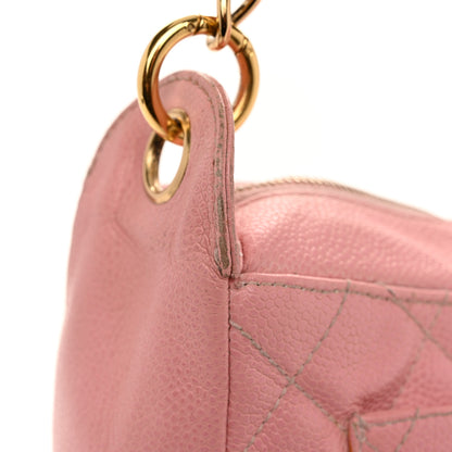 Chanel Caviar Quilted Timeless CC Shoulder Bag Pink 12 of 12
