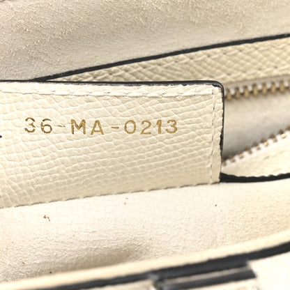Christian Dior Grained Calfskin Saddle Bag With Strap Latte 7 of 17