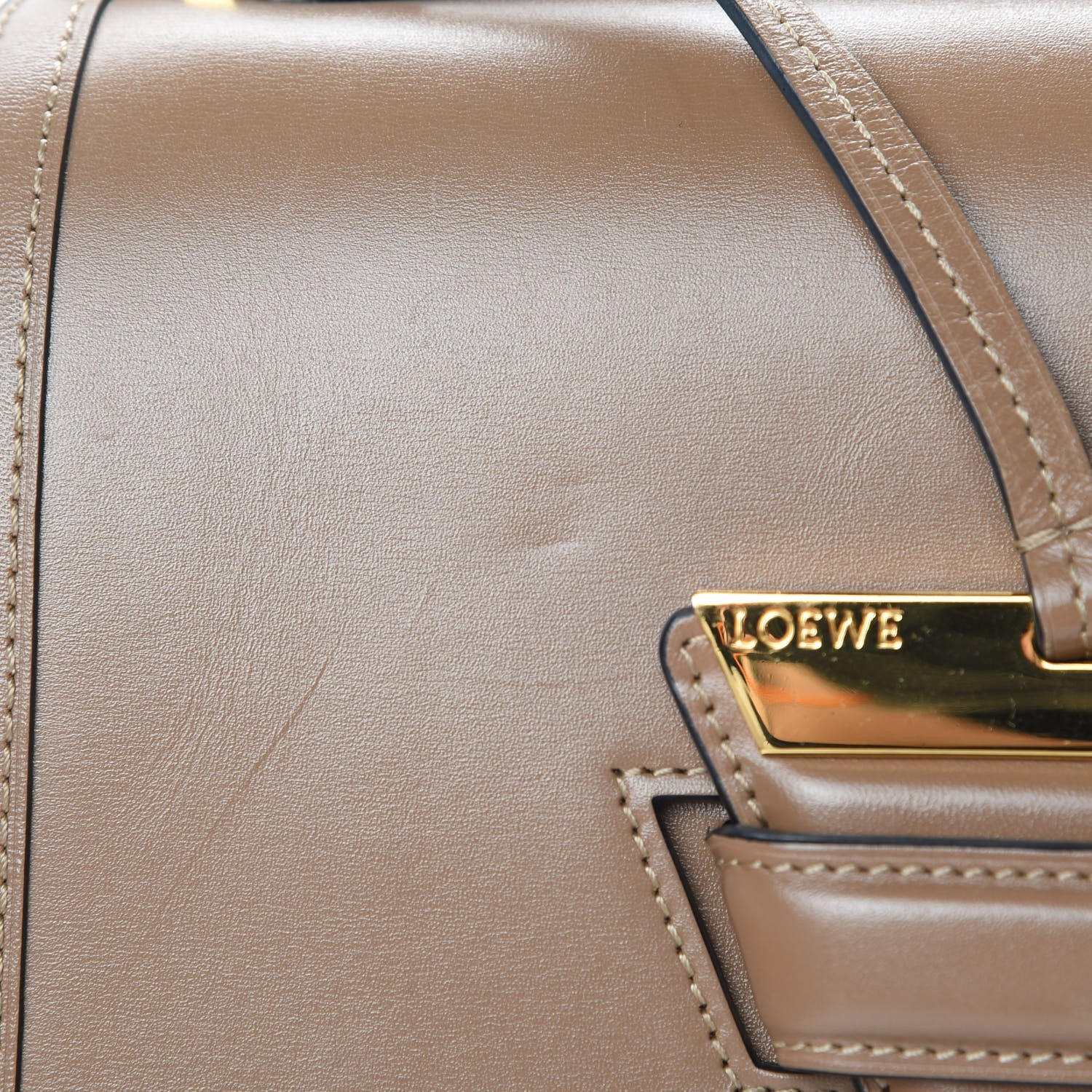 Loewe Calfskin Medium Barcelona Shoulder Bag Mink 15 of 16