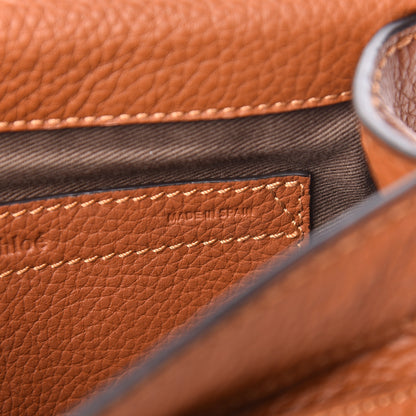 Chloe Calfskin Mini Marcie Round Crossbody Bag Tan 7 of 11