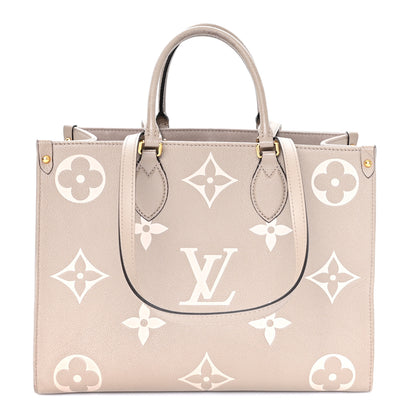 Louis Vuitton Empreinte Monogram Giant Onthego MM Tourterelle Creme 1 of 10