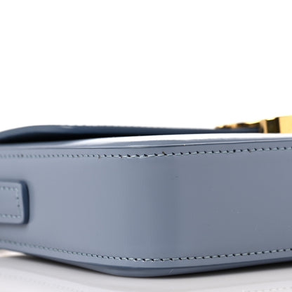 Celine Shiny Calfskin Triomphe Shoulder Bag Arctic Blue 7 of 9