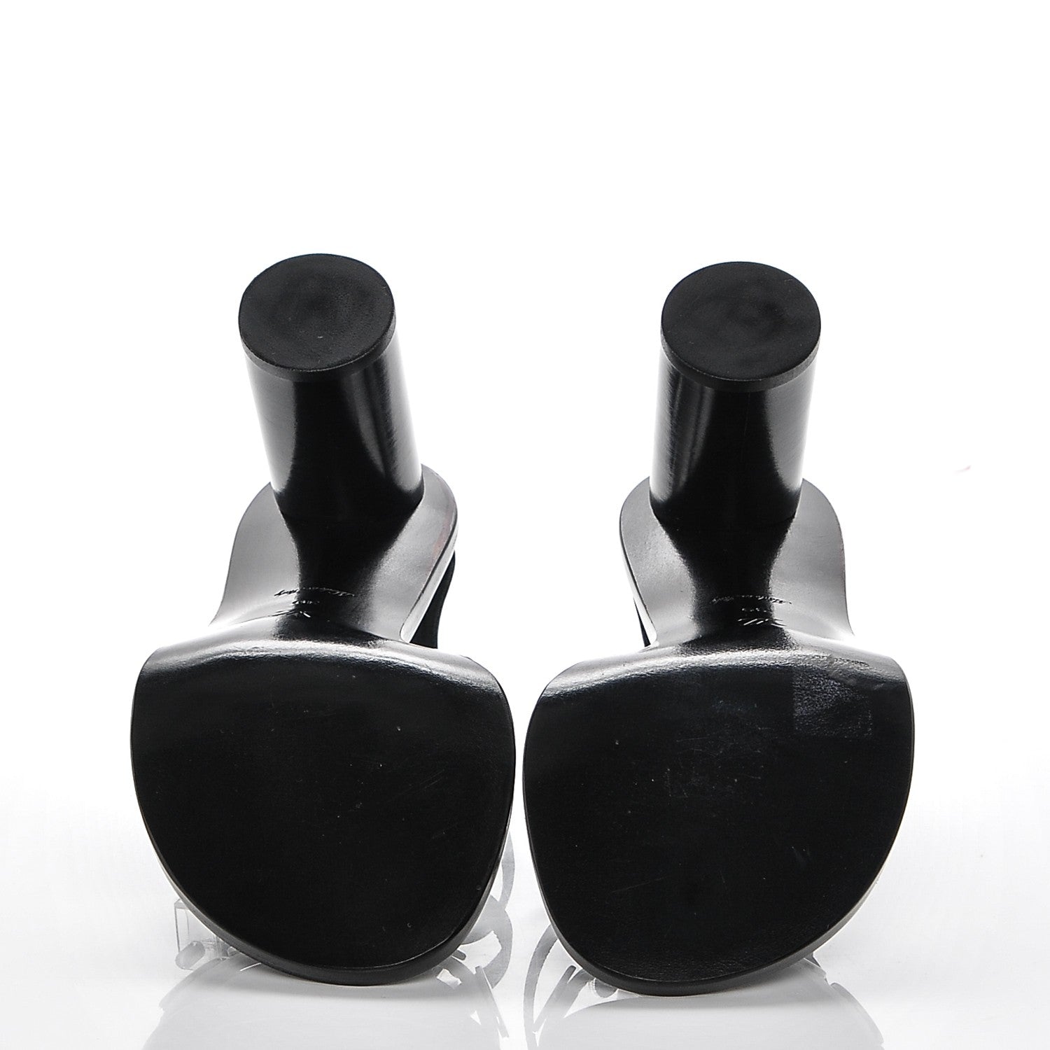 Louis Vuitton Calfskin South Beach Sandal Heels 39 Black White 5 of 7