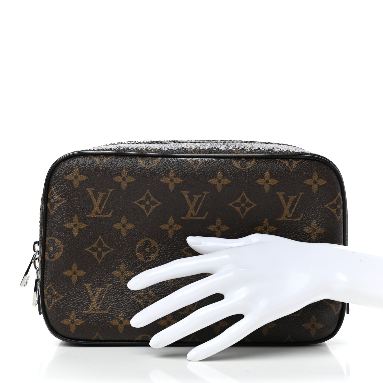 Louis Vuitton Monogram Macassar Toilet Pouch GM 2 of 8