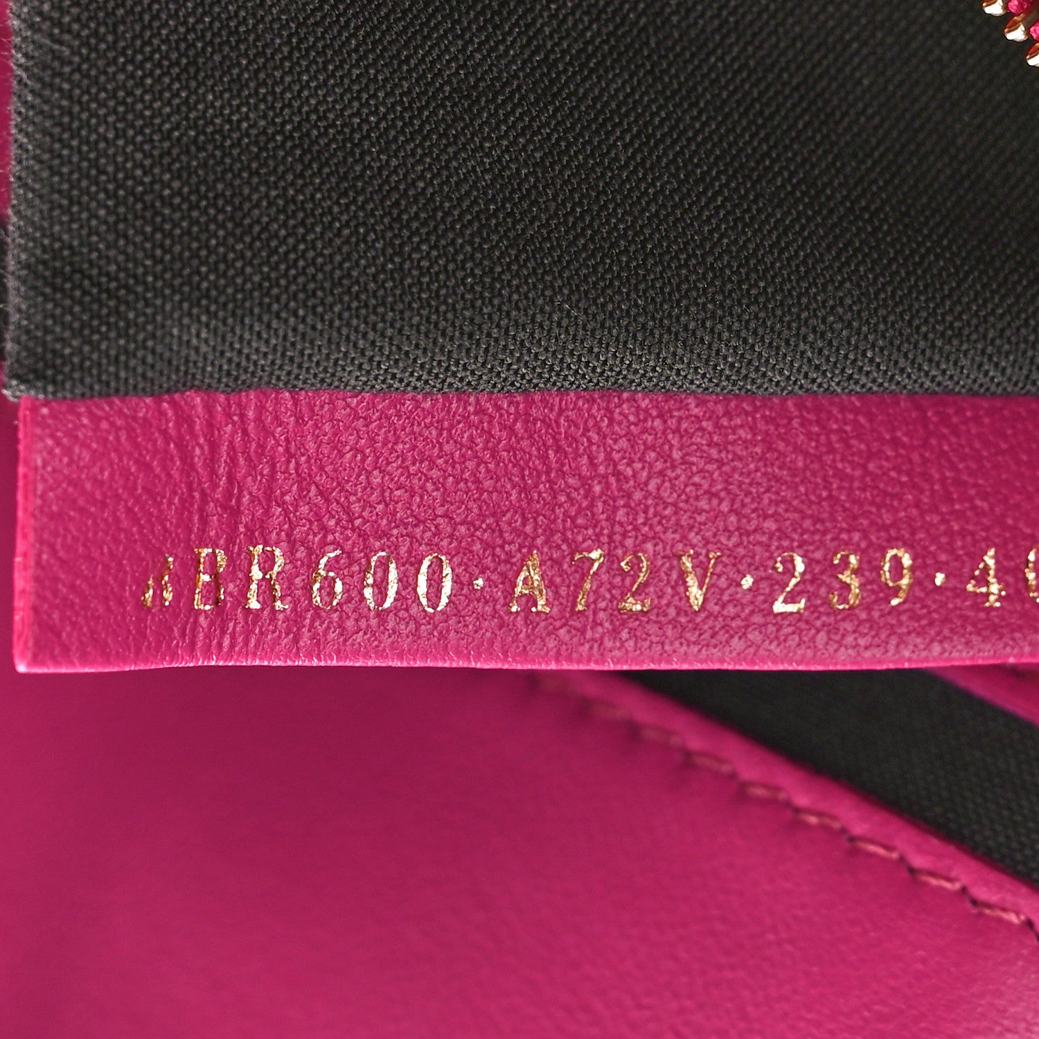 Fendi Nappa FF 1974 Embossed Baguette Ciclamino Pilar 7 of 10