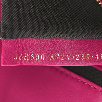 Fendi Nappa FF 1974 Embossed Baguette Ciclamino Pilar 7 of 10
