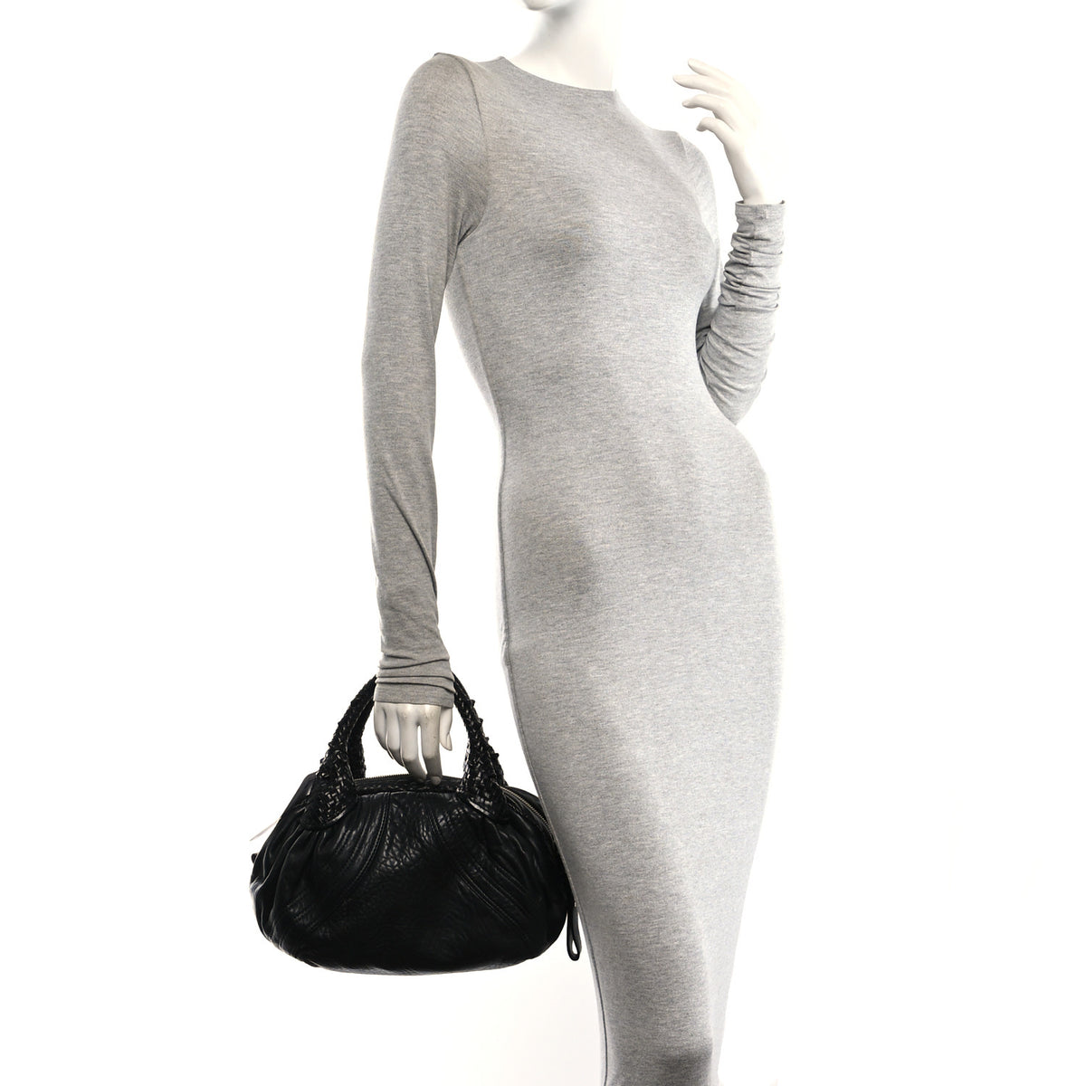 Fendi Nappa Nuvolata Tortuga Spy Bowler Black 2 of 10