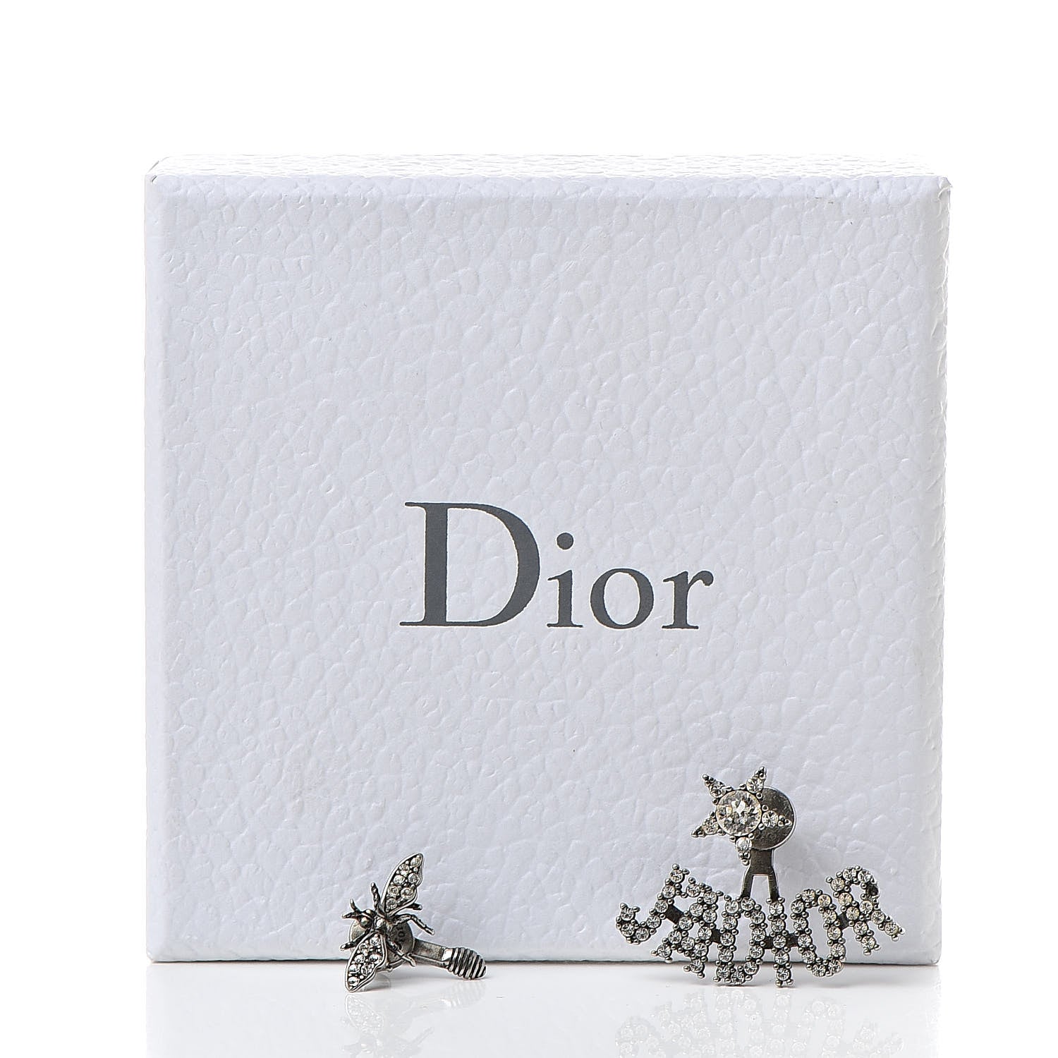 Christian Dior Palladium Crystal J'adior Earrings 6 of 6