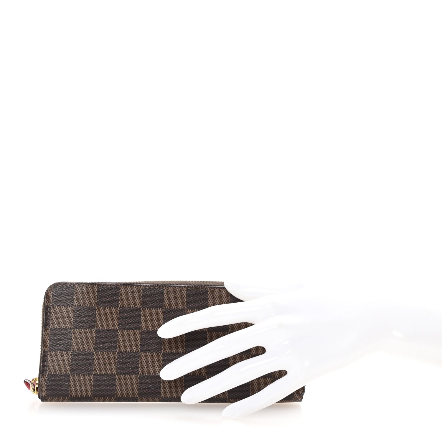 Louis Vuitton Damier Ebene Clemence Wallet 2 of 7